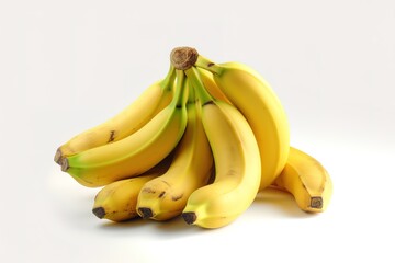 Delicious banana juice splash, isolated on white background