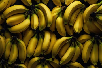Background filled with bananas, web design fruit background