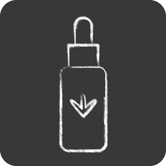 Fototapeta premium Icon Hemp Oil. related to CBD Oil symbol. simple design editable. simple illustration