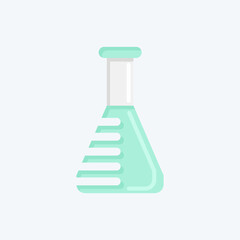 Icon Lab Tested. related to CBD Oil symbol. simple design editable. simple illustration