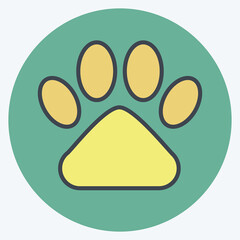 Icon Good For Pets. related to CBD Oil symbol. simple design editable. simple illustration