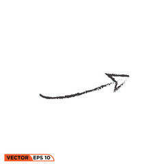 Arrow abstract icon vector graphic of template  line style