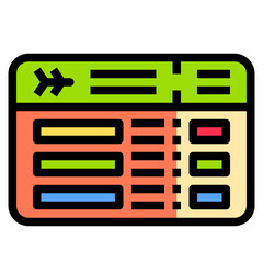 Boarding Pass Collection Set. 