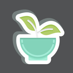 Icon 100% Vegan. related to CBD Oil symbol. simple design editable. simple illustration