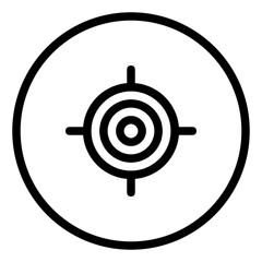 target icon button