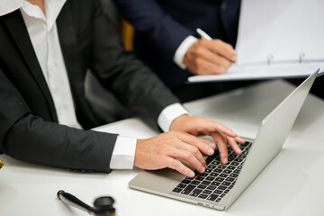 Business and lawyers discussing contract papers  Consultation and legal concepts, lawyers, 