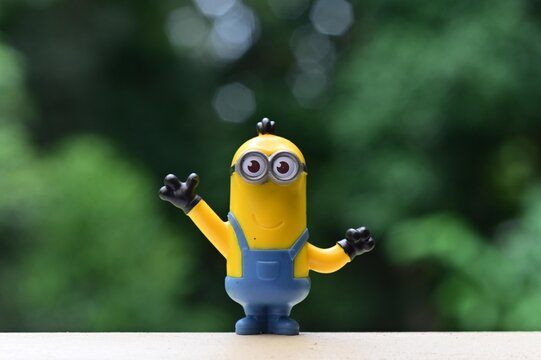 Kevin minion fictional yellow creature doll