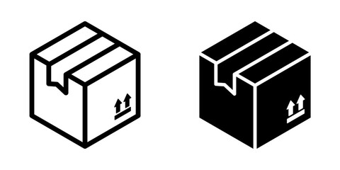 Cardboard icon. sign for mobile concept and web design. vector illustration