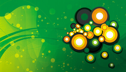 colorful geometric background design. Creative banner illustration.