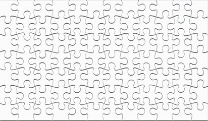 Jigsaw puzzle background grey stock illustration.