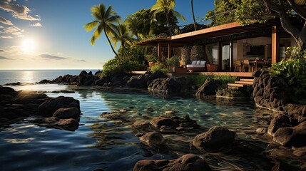 Fototapeta premium Island Dreams Sun kissed Tropical