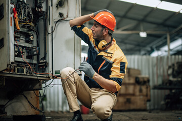 Factory electrician's extended work hours and demanding tasks lead to stress, anxiety, fatigue,...