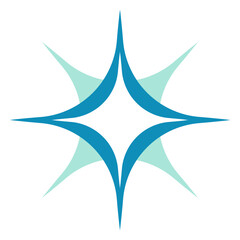 Abstract star shape