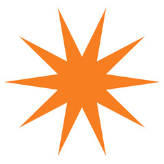 Abstract star shape