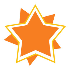 Abstract star shape