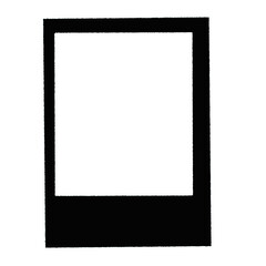 Black White Polaroid Template