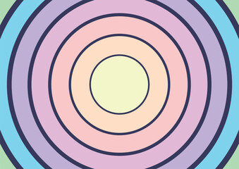 abstract colorful circle and line background