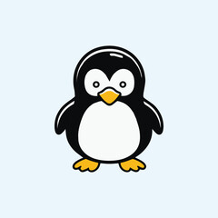 Penguin Clipart vector icon design