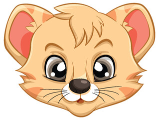 Cute Tiger Cartoon Character