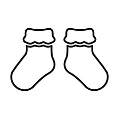 Stockings, baby socks, hosiery sticker