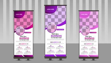 Corporate Business Rollup banner design.