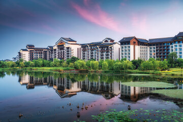 Fototapeta premium Sunac Cultural Tourism City, Wuxi, China