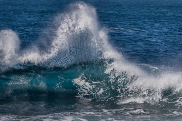 Dramatic wave at Port Stephens, NSW, Australia