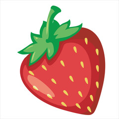 Red strawberry fruit 