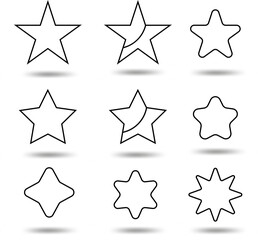 star icons set
