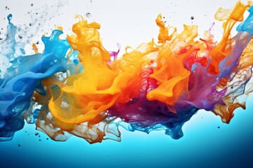 Splash colors background - obrazy, fototapety, plakaty