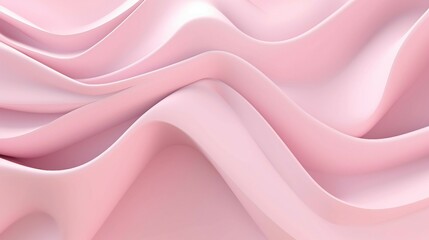 Obraz premium Abstract pink wavy background, ai generated
