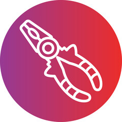 Vector Design Pliers Icon Style