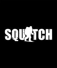 Squatch logo vector design