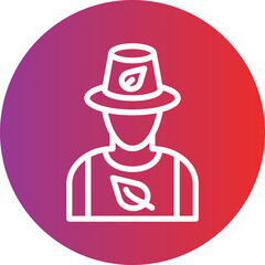 Vector Design Farmer Icon Style