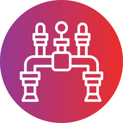 Vector Design Pipe Icon Style
