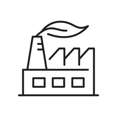 ESG icon. Vector illustration of Environment Social Governance. Editable stroke.