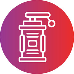 Vector Design Smoke Grenade Icon Style