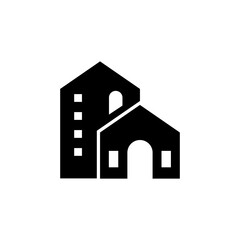 Home building icon design vector illustration