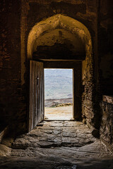 Ancient rock monastery David Garedji in Georgia