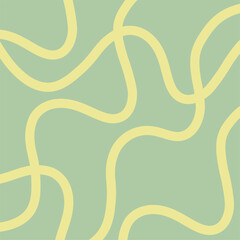 Abstract line wallpaper. Abstract vector. Simplicity. Backdrop. Gift wrap.Postcard. Graphic design. Multicolour. Fabric. Decorative. Yellow and Green colours tone. Wave pattern. Ornament. Dynamic. 