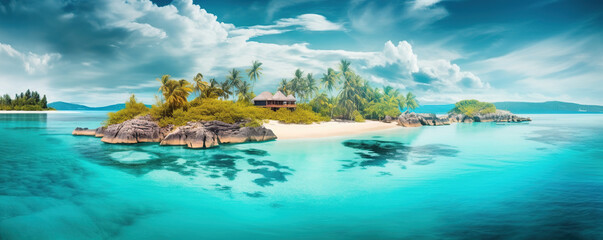 Fototapeta na wymiar tropical vacation background 