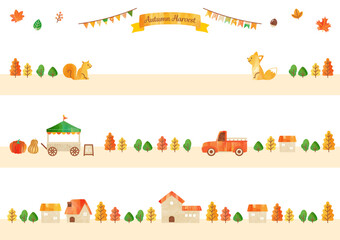 Obraz premium simple illustration of autumn harvest