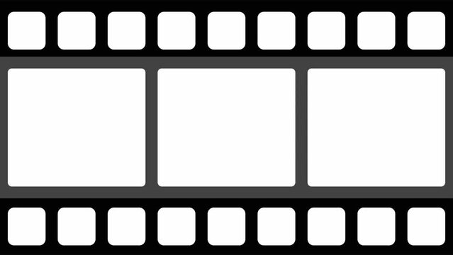 camera roll animation negative film