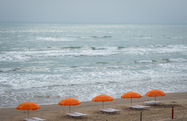 Umbrellas on South Padre Island