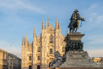 Fototapeta na wymiar Cathedral of Milan 