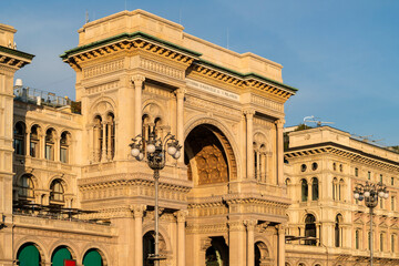 Fototapeta na wymiar Galleria Vittorio Emanuele II in Milan, Italy