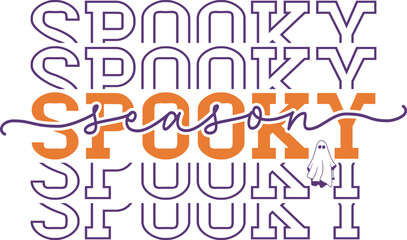 Spooky Season Halloween Ghost Svg