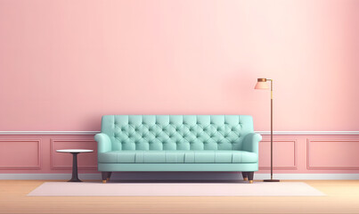 modern living room with sofa
