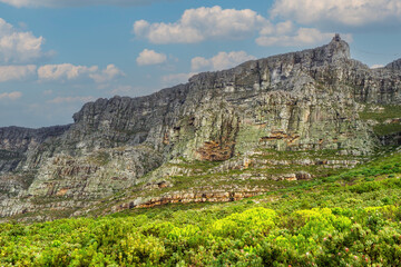 Fototapeta na wymiar The Beautiful Table Mountain, Cape Town, South Africa