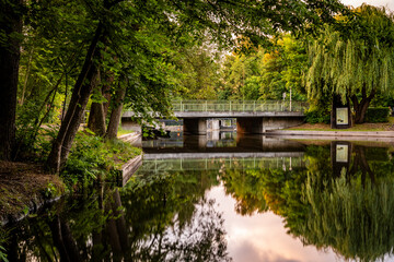 Schleuse und Wehranlage an der Wasserburger Spree 1